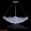 Hot sale modern indoor crystal pendant lights chandelier lamp for bathroom 12721